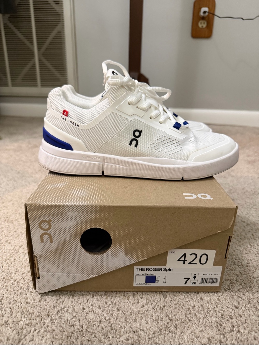 On Cloud The Roger Spin Sneakers